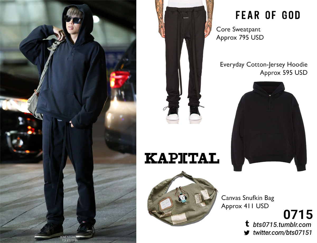 BTS FASHION/STYLE FINDER — 191009 | RM : Fear Of God - Core