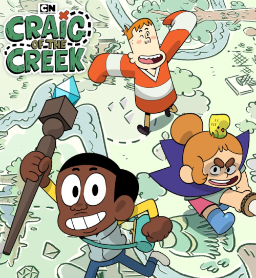 ebmoiadiraz:  superheroesincolor:  Craig of the Creek (TV Series) “Craig of the Creek, Cartoon Network’s newest show from former Steven Universe writers Matt Burnett and Ben Levin, is a love letter to the co-creators’ childhoods in Maryland and