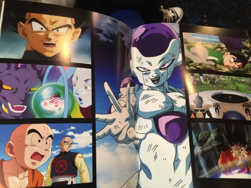 pkjd-moetron:Dragon Ball Z Resurrection of F pamphlet photos & 4-min Preview.