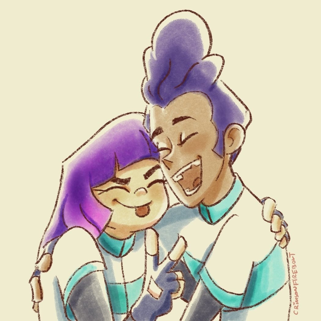 crimsonfireboltart:GLITCH TECHS. FEB 21ST. NETFLIX.asddgfjfk the air date for Glitch Techs suddenly dropped while I was working on this!! haha talk about perfect timing.have some bffs !!!