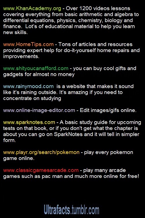 justcurtisthoughts:  Check out theses websites…