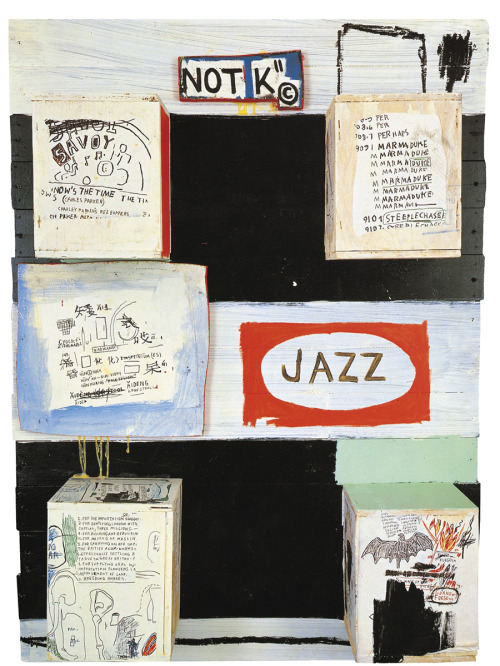 Jean-Michel Basquiat -  Jazz &  Black    (1986)