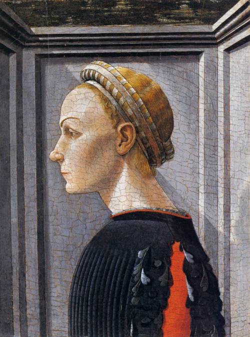 cavetocanvas:Paolo Uccello, Portrait of a Woman, c. 1440s