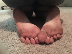 Feetofmarleyquinn:2 / 2 Of My Dirty, Stinky Feet. Lick ‘Em Clean, You Perverts!