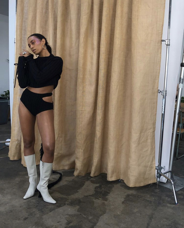 mowacola:solangebehind the garage magazine photoshootvia instagram