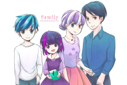 epicbroniestime:  [MLP] Twilight’s Family