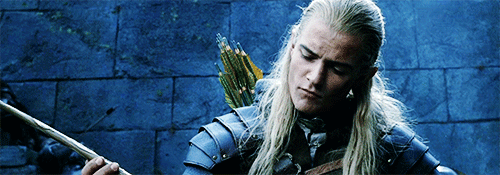 ladykili:#legolas’ senses are not the only thing that is sensitive