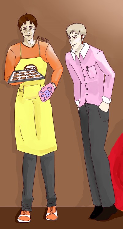 fitried: Jean and Marco from the The Flour Patch by bodtlingsi am very weak for baker!marco. so weak