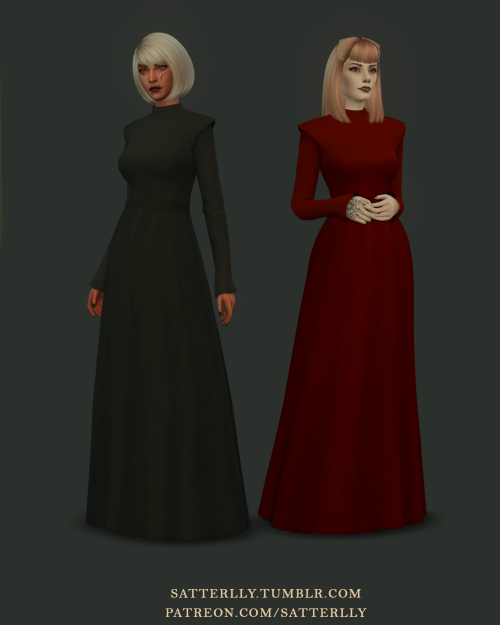 Dress - EstherNew mesh (EA-mesh edit)20 swatchesFemale onlyAdult onlyFor humans, vampires and aliens