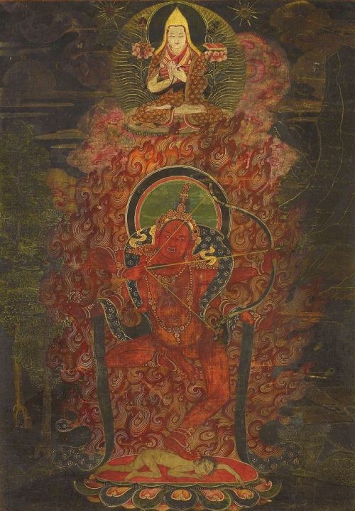 Dakini Kurukulla Thangka 13th century, Tibet.