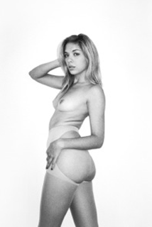 americanapparel:  Casey in the Sheer Luxe
