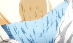 yaoi-is-mah-drug:  Whoever did this, made an amazing job. pairing is aomine x kise, format of the gif is from Seito Kaichou ni Chuukoku ova 2