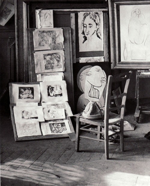 labophoto:Brassaï - Atelier de Picasso rue de La Boétie, Paris, France, 1932