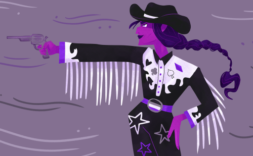 theartofmadeline: have a rootin’ tootin’ pride from this asexual cowboy