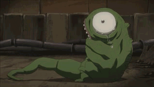 sugarqueenofonlyeighteen:  Me, Envy? Jealous of you…you humans?! I’m a humunculous. How can this pipsqueak kid see right through me? 