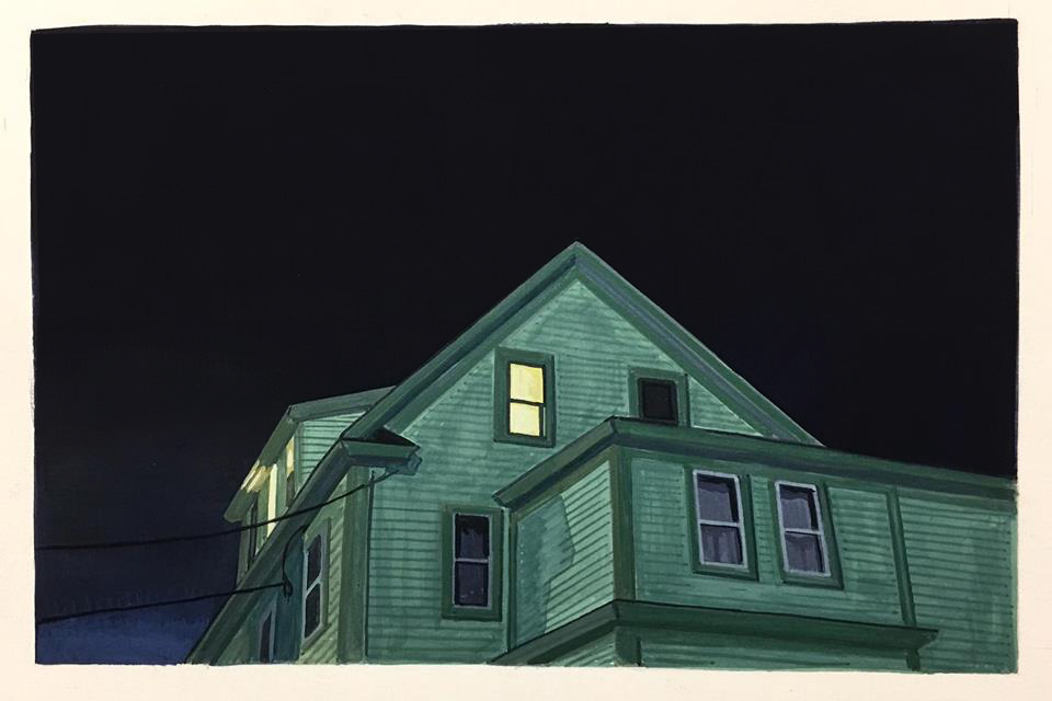 supersonicart:  Christopher Burk, Paintings. Gorgeous, mystery filled “nocturnes”