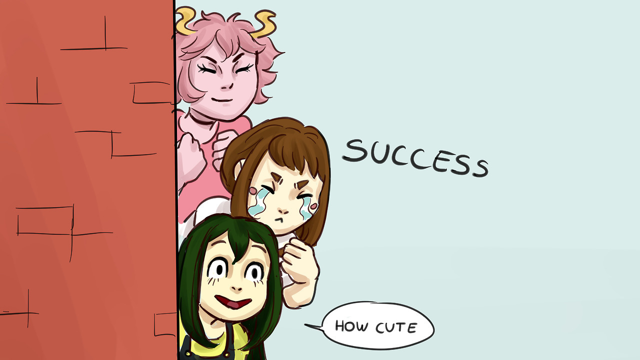 smth-about-marie:  She succeded to go to her date ! Part 3 of my Hagakure Tooru x