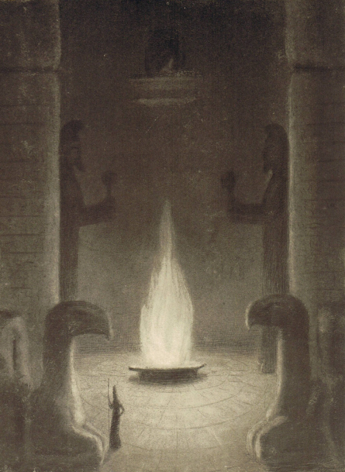 thusreluctant:The Eternal Flame by Alfred Kubin