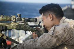 militaryarmament:  U.S. Marines with   scout