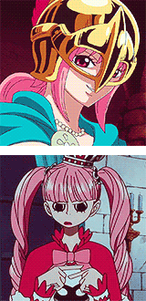  OP characters + pink hair~ 