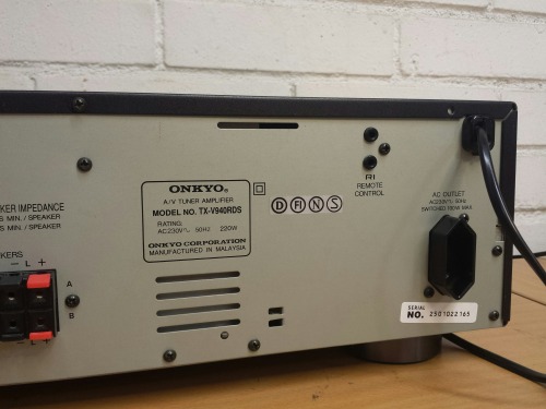 Onkyo TX-V940RDS A/V Tuner Amplifier, 1994