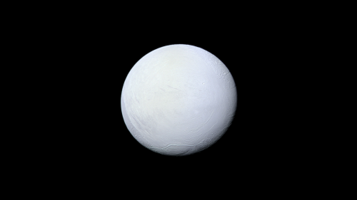 XXX spaceexp:  Enceladus looking like a snowball photo