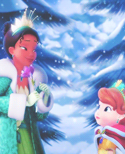 disneyismyescape:  Disney Princesses with Sofia The First (and Amber in Rapunzel’s