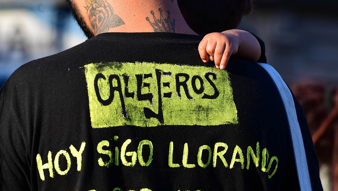 TRAGEDIA DE CROMAÑON. Un grupo de personas realizaron homenajes a las 194 víctimas del incendio del boliche Cromañón, con distintos actos y recitales en la ciudad de Buenos Aires en el santuario frente al lugar donde este funcionaba, al cumplirse 13...