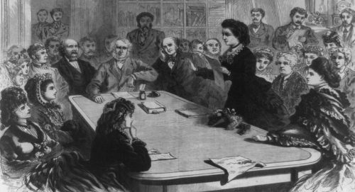 corsetdiary:  Did anyone else remember that the First Woman Presidential Nominee was Victoria Woodhu