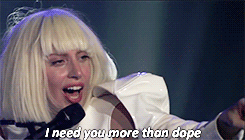  Lady Gaga performing Dope live at #VEVOartRave [x] 