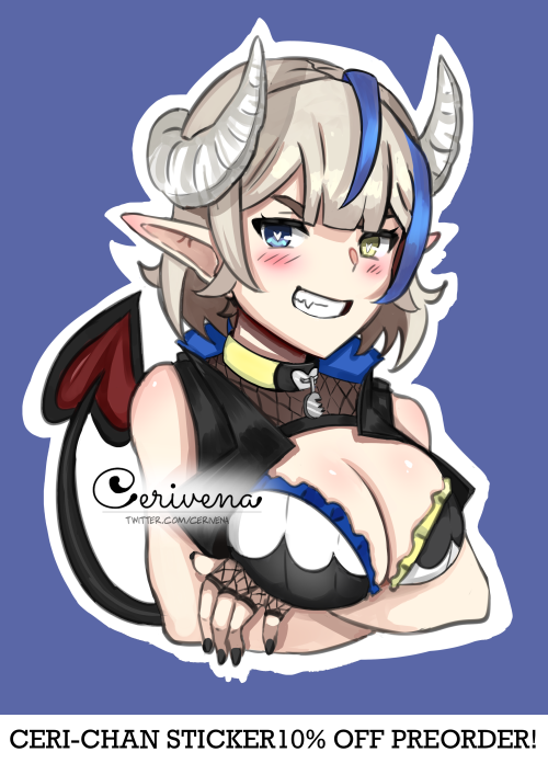 OMG ITS DONE If you want to support me and show your love for ceri-chan the succubus vtuber, then yo