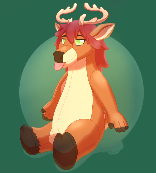 Plushified deer - Commission by Fabrosaure on DeviantArt. Plushified deer ❤️ Commission for @/Bleati