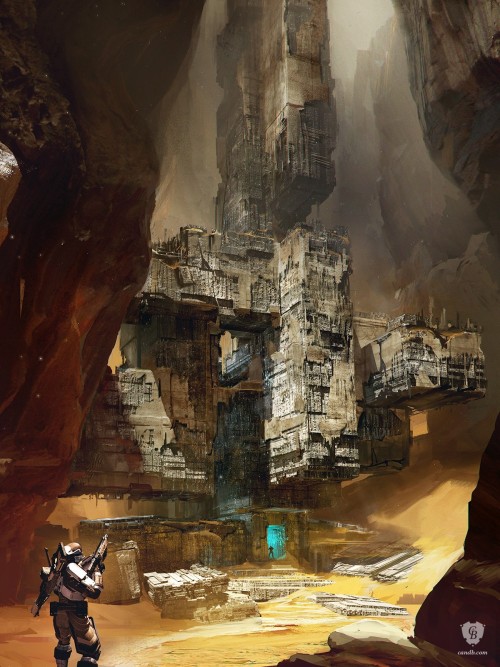 geekynerfherder:  Cook & Becker, in partnership with Seattle studio Bungie, are releasing the second in a two part collection of giclée fine art prints featuring art from the video game ‘Destiny’. Each print in the full 20 print collection is