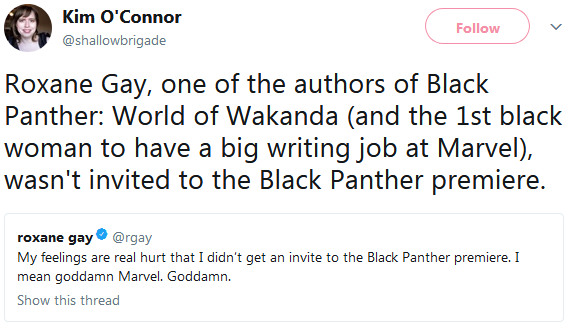 niggazinmoscow:  Roxane Gay wrote “World of Wakanda” which sold over 50,000 copies