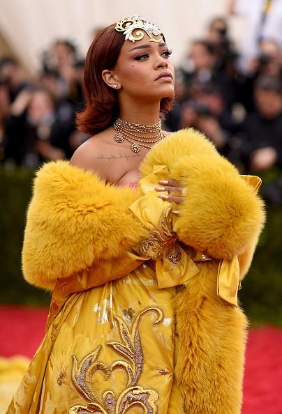 rihannanavyhn:  Rihanna at the Met Gala 2015.        