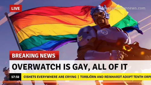 genderbinaryisforlosers:i cant believe the entirety of overwatch is gay god bless