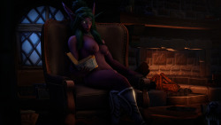 Bombowykurczak:  What Would You Do If Tyrande Paid You A Visit In Your Own Garrison?