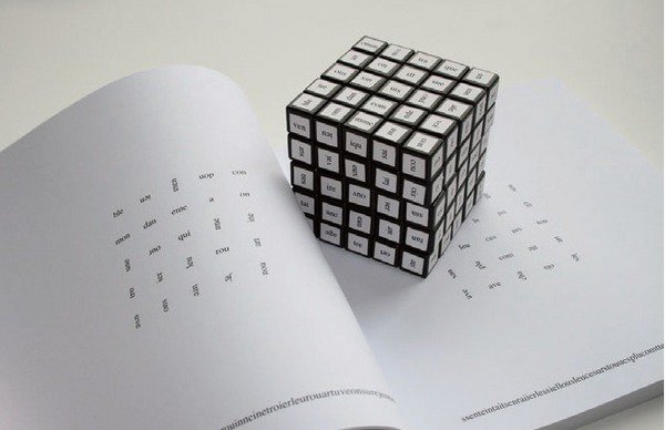 visual-poetry:  »aléa, (rubik´s cube)« by amélie dubois (via mitjaissick)