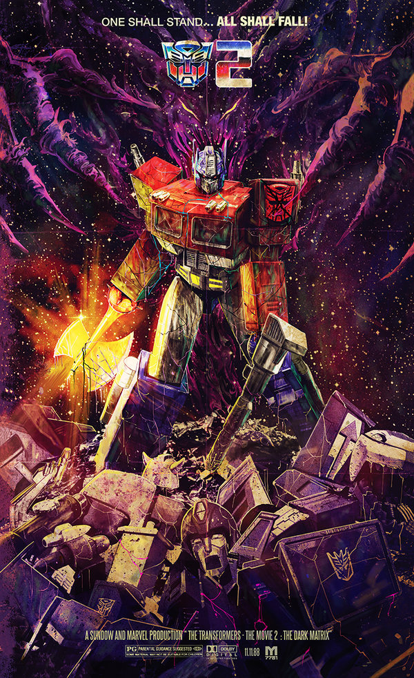comicsforever:  Transformers - The Movie 2: The Dark Matrix // artwork by Marco