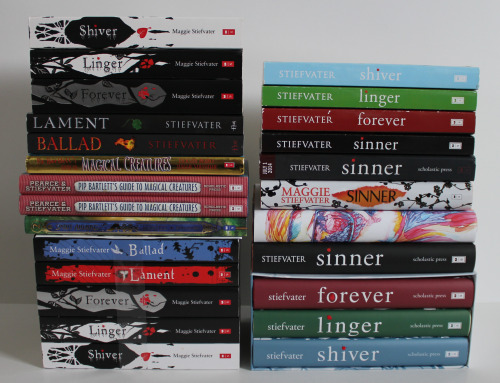 Book Collection #19 - Books by Maggie Stiefvater part 3. Link will lead to my blog post, where I hav