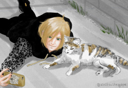 ainitsuite-agape:ainitsuite-agape: When I saw THIS it screamed Plisetsky to me, so I indulged.  You know he would do it. – Follow me on twitter @ a1n1tsu1teagape - I’m more active there.  Today is LOVING YURI PLISETSKY day!! 🐯❄️🇷🇺✨Happy