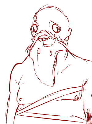 johannweyer:  maruchibutt:  if you told a grunt to “chin up” it’d probably cry          
