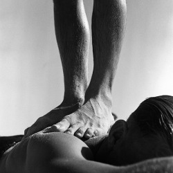 hauntedbystorytelling: George Caddy :: This image brings a smile to most people familiar with Max Dupain’s iconic Sunbaker 1937. In fact, it is an exercise designed to strengthen the chest. As Health and Physical Culture (1 May 1935) noted: ’… the