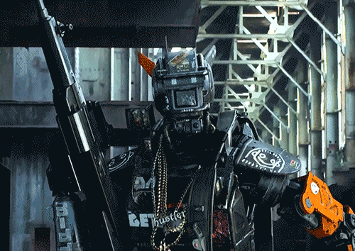 fuzzyspace3:  sickfuture:  Chappie  GANGSTAAAA