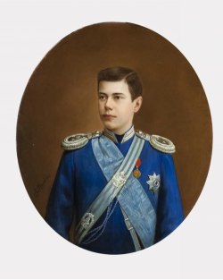 adini-nikolaevna:The future Emperor Nicholas II of Russia by Shilder.