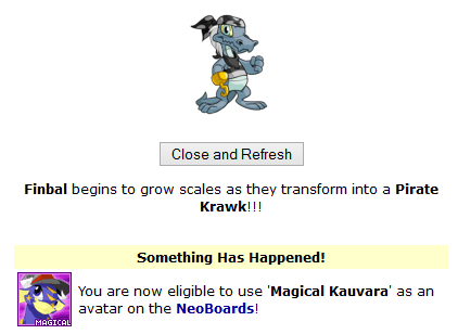 Finally got a krawkie! :)