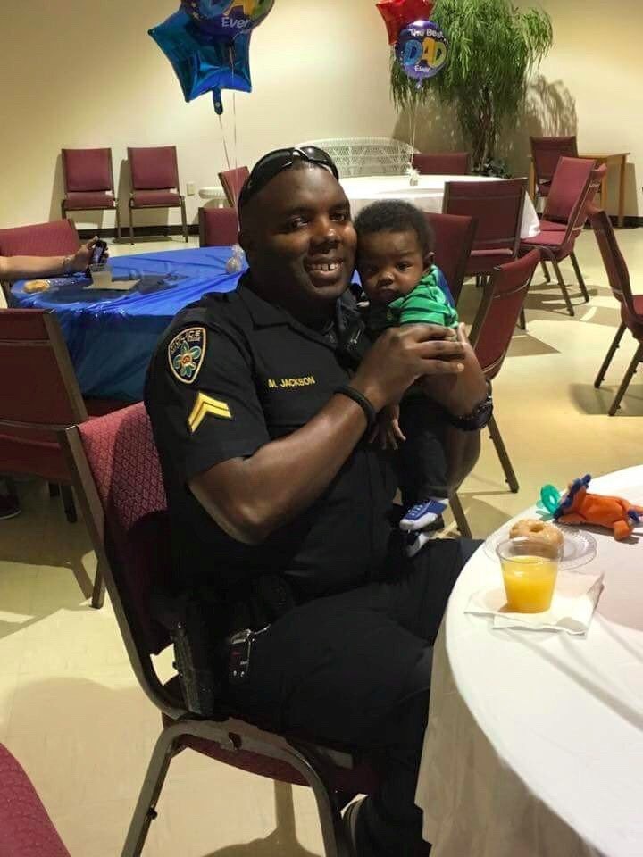 punesling:  Montrell Jackson, one of the slain officers in the ambush of police that