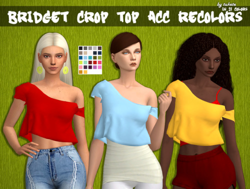 An Unearthly Child - Bridget Crop Top Acc Recolors Custom icon...