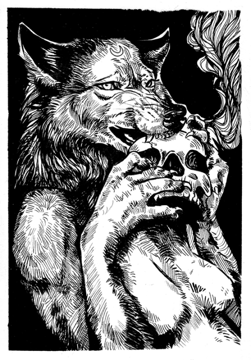 the1pandemonium: Happy #WereWolfWednesday ya filthy beasts! Crack a skull! 