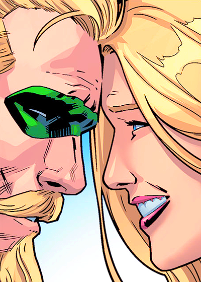 dinahlaurellancesource:black canary and green arrow in injustice 2